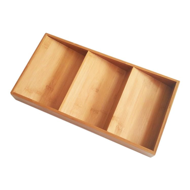 Бамбуковая полка для хранения специй в ящике