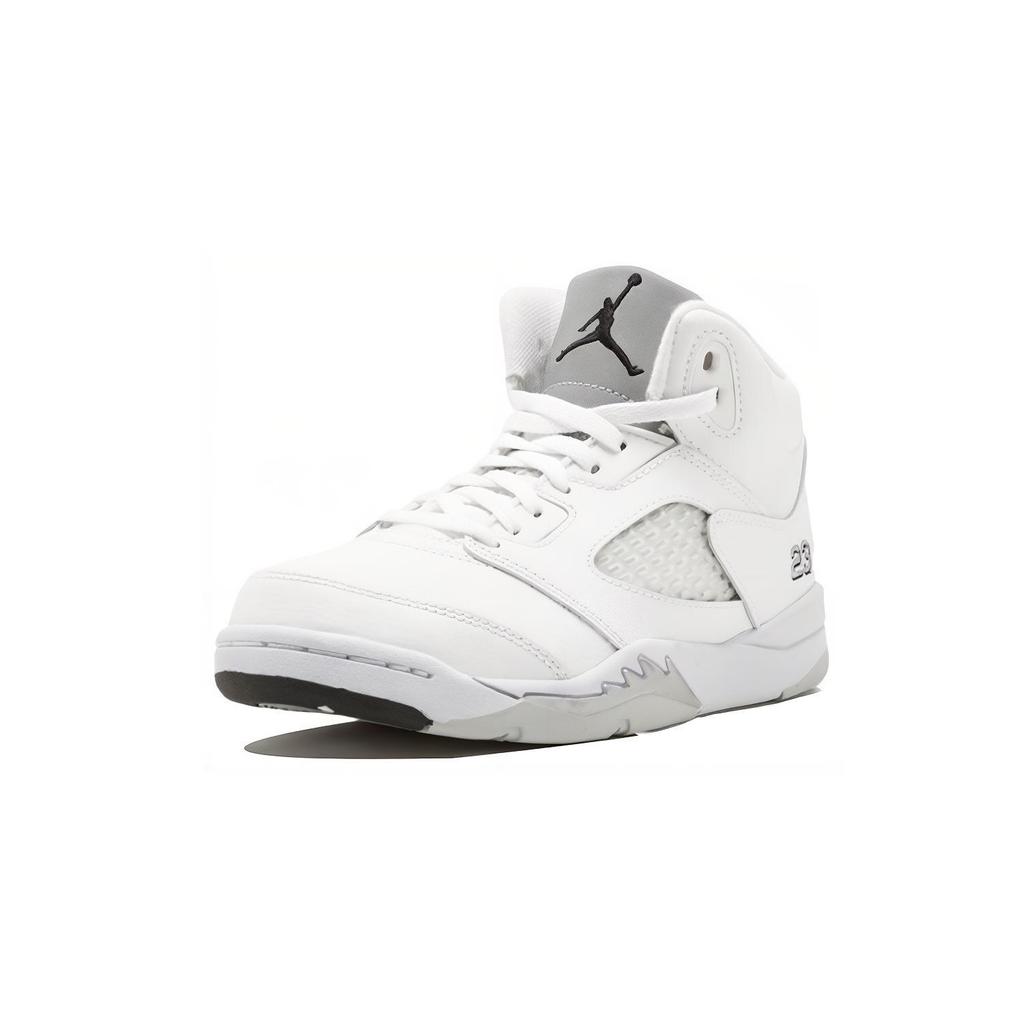 Jordan 5 Retro Metallic White 2015 PS Kids' 440889-130