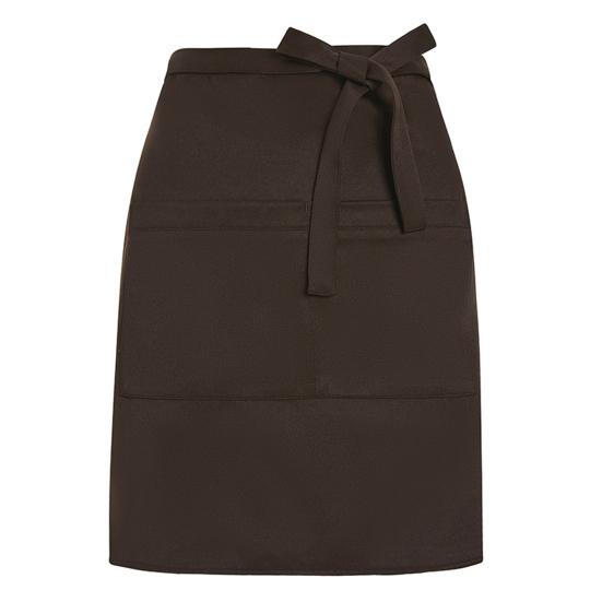 Фартук половинный официантский с большими карманами, водонепроницаемый, маслостойкий, регулируемый, мужской, женский, кухонный, шеф-повара, для кафе, ресторана, пекарни, цветочного магазина, бариста