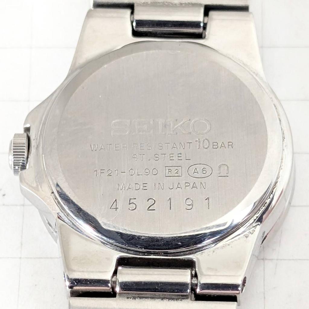 SEIKO Lukia Женские часы на батарейке с 10 бриллиантами, Заменены, Состояние, M-99