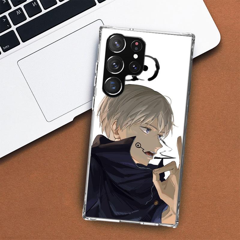 Kaisen J-Jujutsu Инумаки Тоге Чехол для телефона Samsung Galaxy S25 S24 S23 Plus S22 Ultra S21 S20 FE S10 + S25 Edge Funda Shell Coq