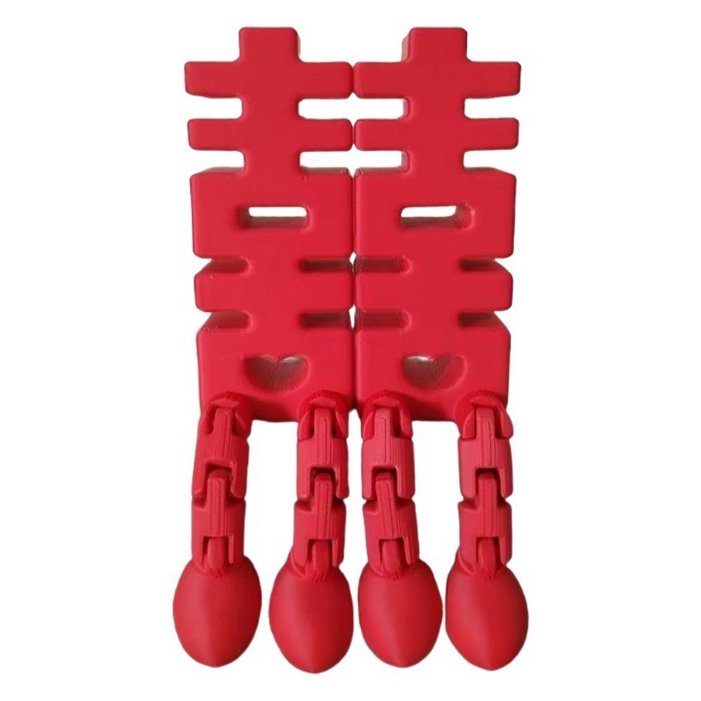 1/2Pcs Traditional Chinese Wedding Decorations Double Happiness Ornaments  Bridal Room Decor