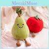 Vegetables Cartoon Fruits Plush Toy Stuffed Doll For Childrens Room Decoration