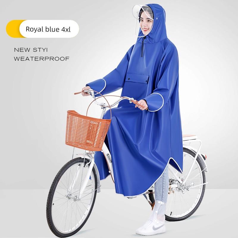 Bicycle Poncho for Work Commuter People's Car Separation Special 2025 New Mountain Bike Student Riding Raincoat Women