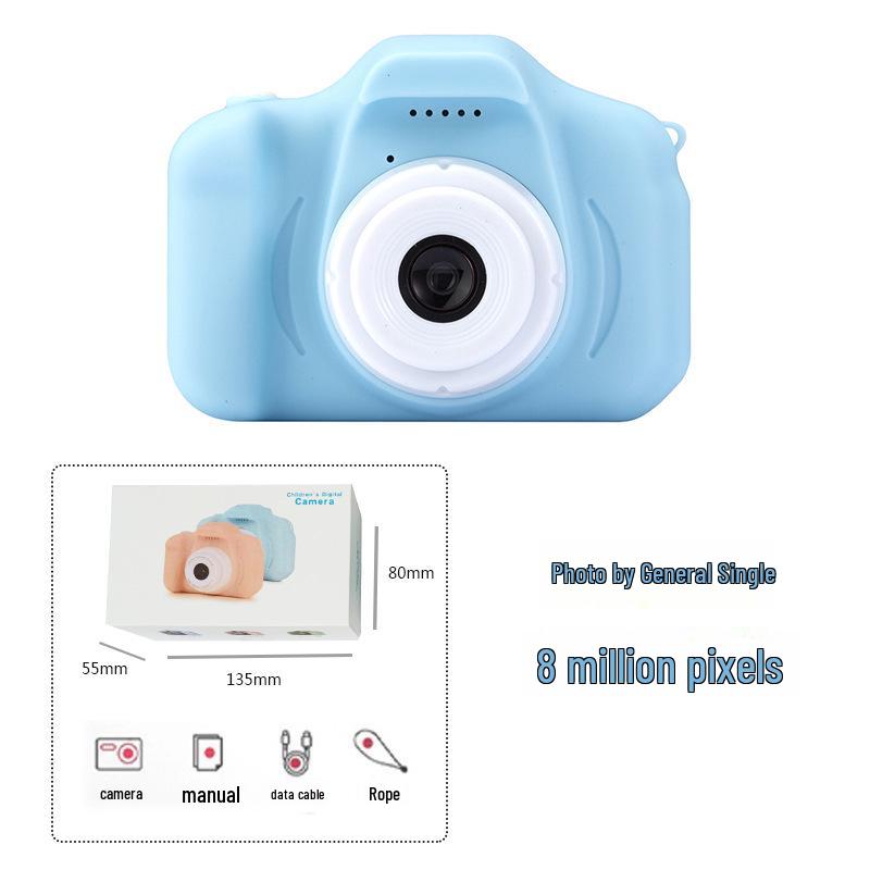 Детская HD цифровая мультяшная камера - Мини-игрушка для детского подарка на день рождения