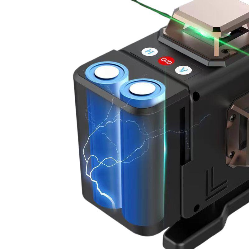 High Precision 16-Line Green & Blue Light Laser Level with Infrared Wall Sticker