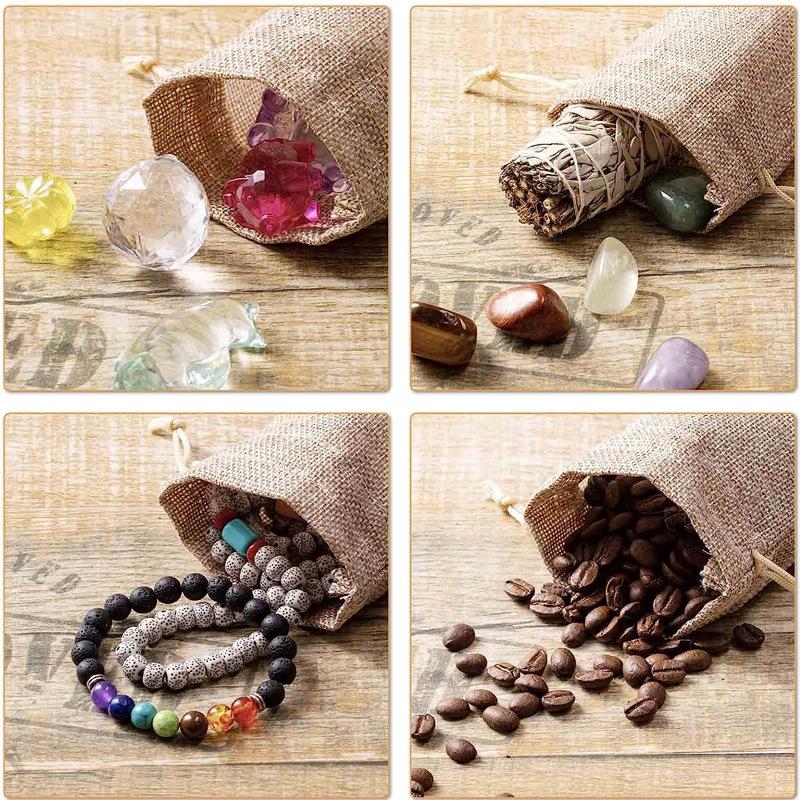 30 шт. Мешочки на шнурке Мешочки на шнурке Подарочные мешочки для свадебной вечеринки Рождественские мешочки для украшений Тканевые мешочки для DIY