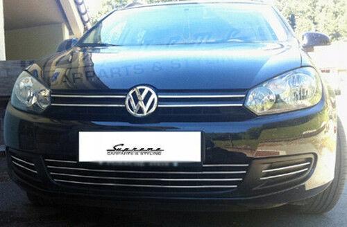 Vw Golf Vi 6 - Chrome Grill Strips Without Halogens