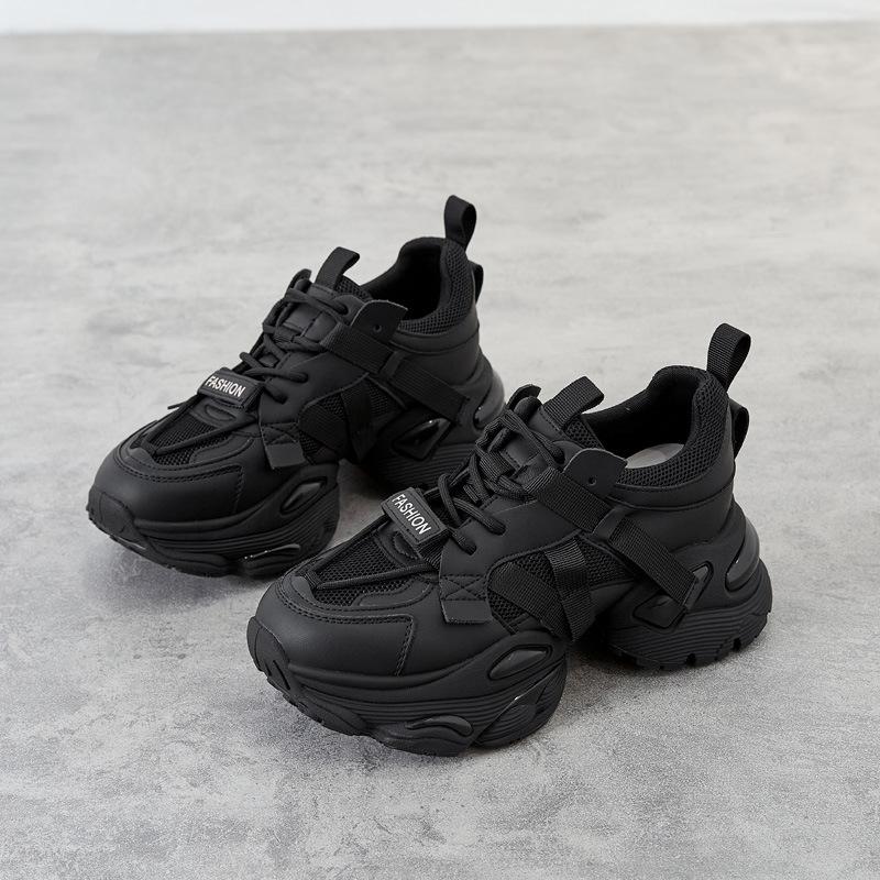 European Platform Shoes Women's Trendy Autumn New Height-increasing Small Muffin Versatile Sports and Leisure Shoes