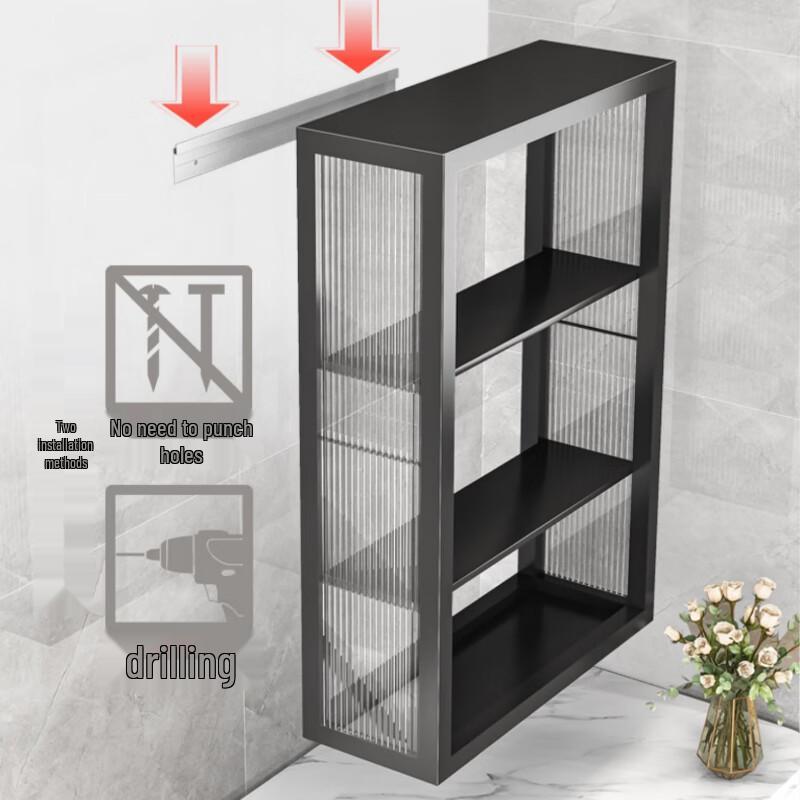 Настенный пыленепроницаемый ящик для хранения косметики Bieying