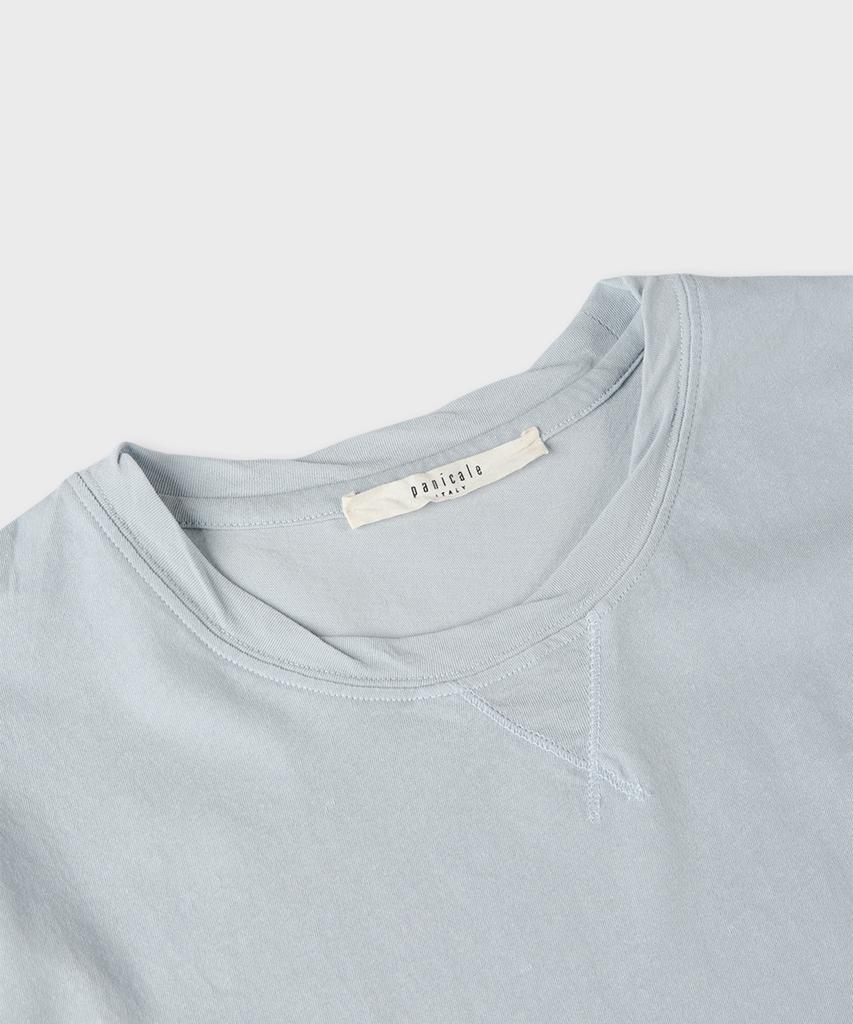 PANICALE Sky Blue Vintage Washed Logo T-Shirt (Type B)
