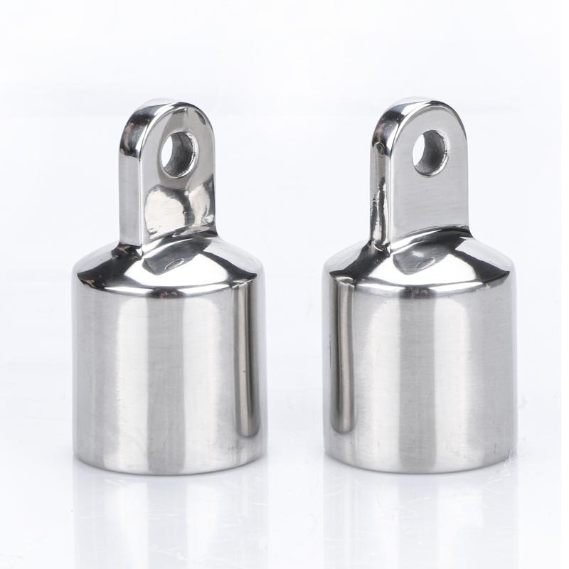 2 Pieces Boat 1" Bimini Parts Accessories Marine 316 Stainless Steel Slip cap Boat Fittings Marine Hardware yacht