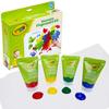 Crayola Paint 4 Color Set Easy To Remove with Water My First Series Tube Paint for Ages 1 and Up Yubi Paint 811452 Genuine Product