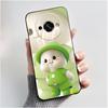 Для Oukitel C59 Чехол Oukitel C59 Pro Обложка Роскошный Милый Любовь Кролик Забавный Узор Черный ТПУ Мягкий Силикон Защитный Чехол для Телефона