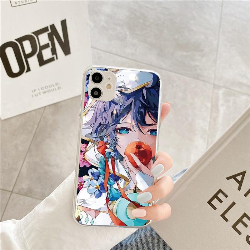 Для Xiaomi Mi Redmi Note 9 9T 9C 9S 8 8T 10 5 7 Poco M3 F3 X3 NFC A3 12 11 11T 10T Pro 9a 10S Lite Genshin Impact Мягкий ТПУ чехол