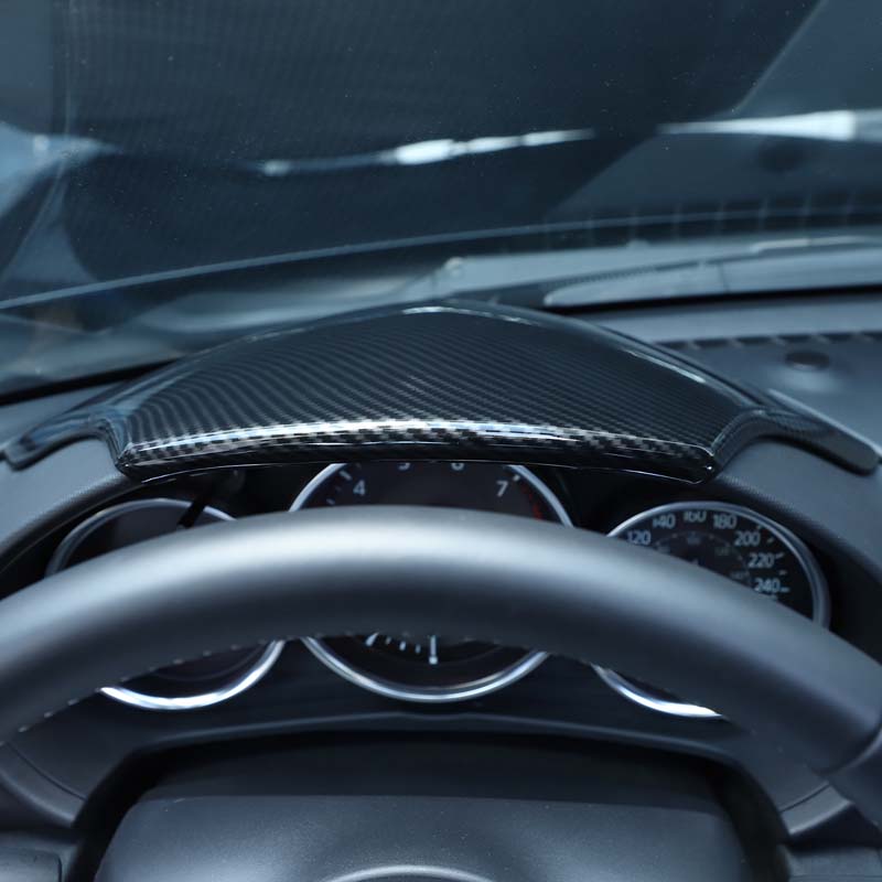 Для Mazda MX-5 MX5 ND 2016-2026 ABS углеродное волокно Комплект для салона Панель приборов Консоль Панель переключения передач Накладки Наклейки