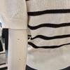 CC Collect Lettering Stripe Short Sleeve Knit E253KSK105