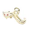 Hollow Design Hollow Hairpins Metal Material Rhinestones Flowers Hair Clips  For Women