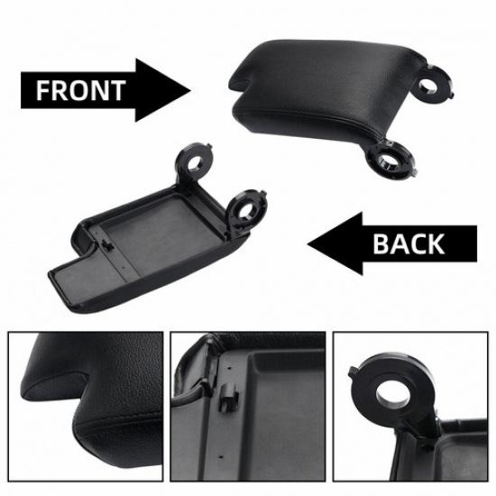 1/2Set Black Center Console Armrest Cover Lid For 1999 2000 2001 2002 2003 2004