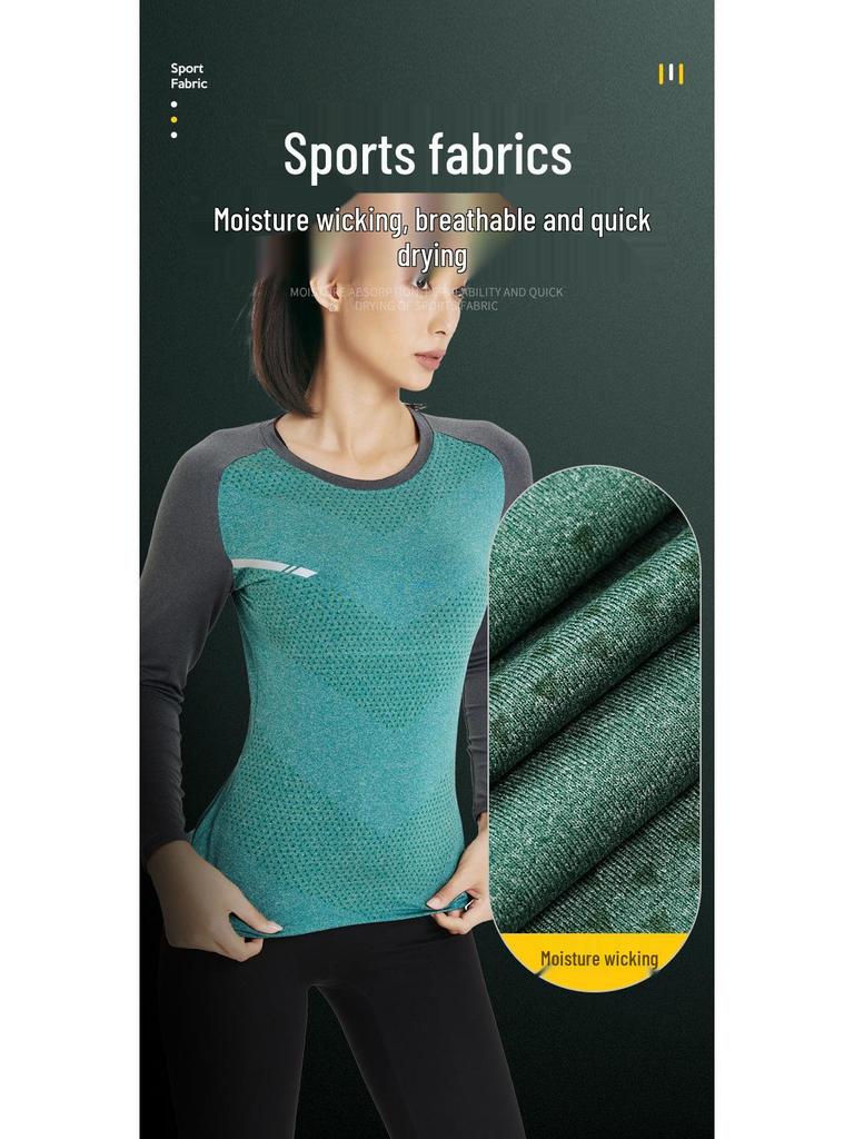 Unisex Long Sleeve Quick-Dry Basketball Training T-Shirt for Autumn/Winter.