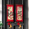 1 Pair Scroll Design Spring Festival Couplet Blessing Words Wall Pendant  Living Room