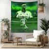 Real Madrid Football Stars Wall Decor Tapestry Art For Pet Memorial Birthdaywedding Party Backdrop Family Gift