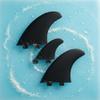3 Pieces Surfboard Fin Set Lightweight Thruster Fin Set Surfboard Tail Fins Paddleboard Fins For Surfing Paddleboarding