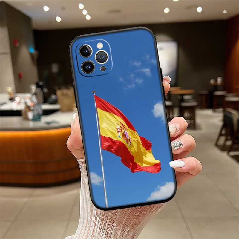 RE54 Чехол для телефона с флагом Испании, новый, премиум-класса, для iPhone SE X XS XR 16E 17 11 Pro Max 8 7 6 6s Plus Air