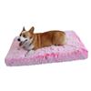 Rectangular Pet  Mats Cushion Dog Bed for Small Large Dogs 3D Memory Foam Dog Bed with Removable Ultra Soft Plush Cover