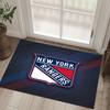 New York Rangers Design Crystal Velvet Carpet Cozy Non?Slip Printed Rug For Bedroom Living Room Entrance