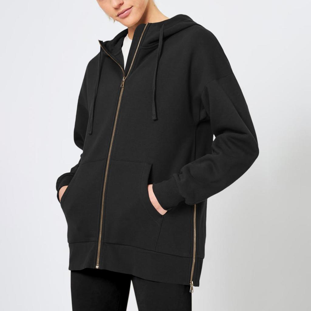 Womens Zip Up Hoodies Long Sleeve Fall Oversized Sweatshirts Jacket With Pockets Fashion Clothes Hoodies For Women