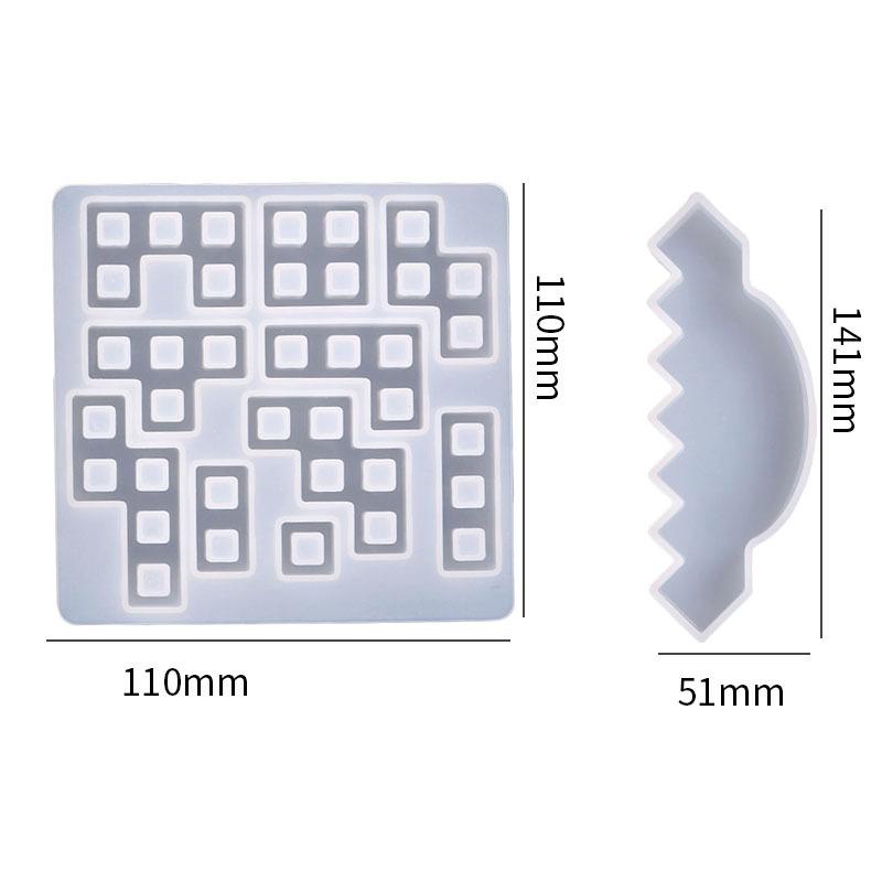 Силиконовая форма, строительный блок, игрушки, эпоксидная форма, детская образовательная форма, смоляная форма Jenga