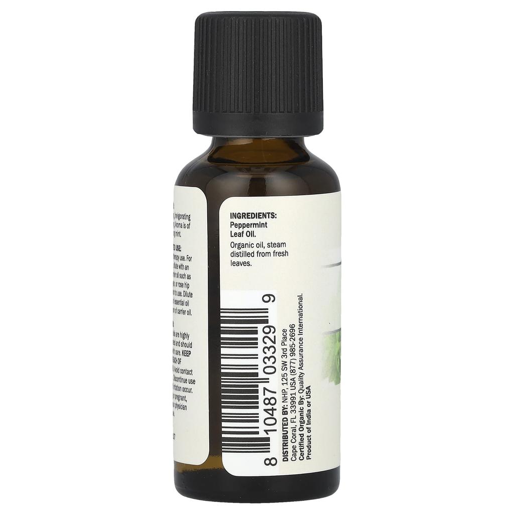 Dr. Mercola Organic Essential Oil, Peppermint, 1 Fl Oz (30 Ml)