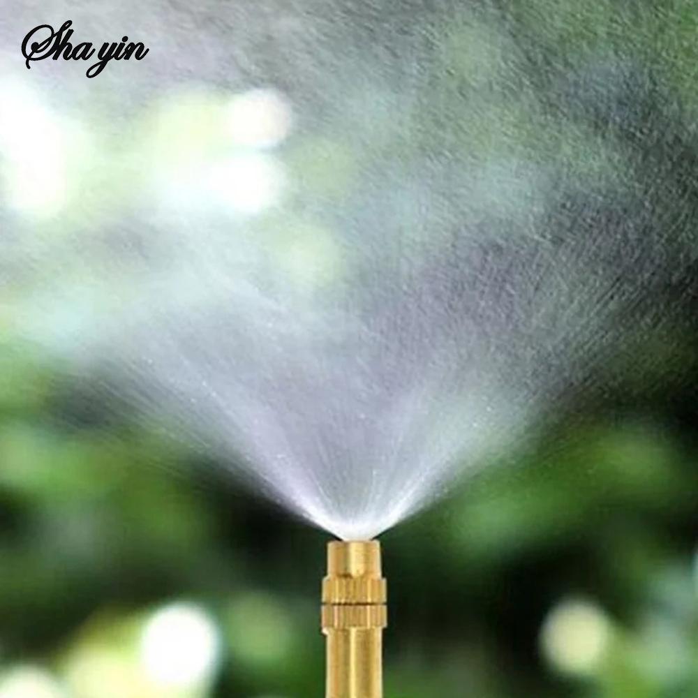 5 шт./10 шт. Регулируемая медная распылительная насадка, соединитель-аксессуар для полива балкона, сада, горшечных растений и цветов