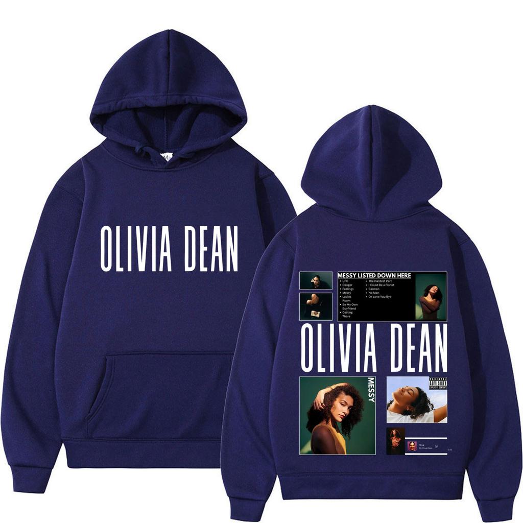 Singer Olivia Dean Album Cover 2026 Graphic Hoodie Men Women Fashion Sweatshirt Long Sleeves Casual Loose Vintage Pullover Tops