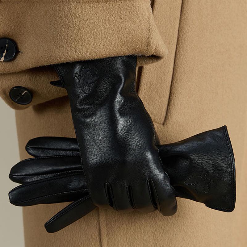 JIUMU Women's Winter Warm Plus Velvet Gloves