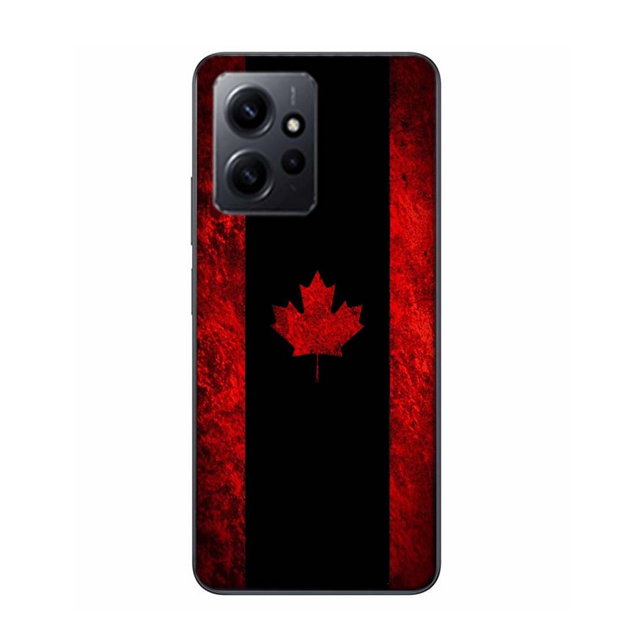 Canada National Football Team Logo Phone Case For Redmi 12 13C 12C 15C 9 10 10C Note 13 Pro Plus 14 15 Pro 9T 9C 9A TPU Soft Cov