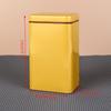Metal Retro Square Tea Can Candy Food Storage Case With Lid Packaging Box Containers