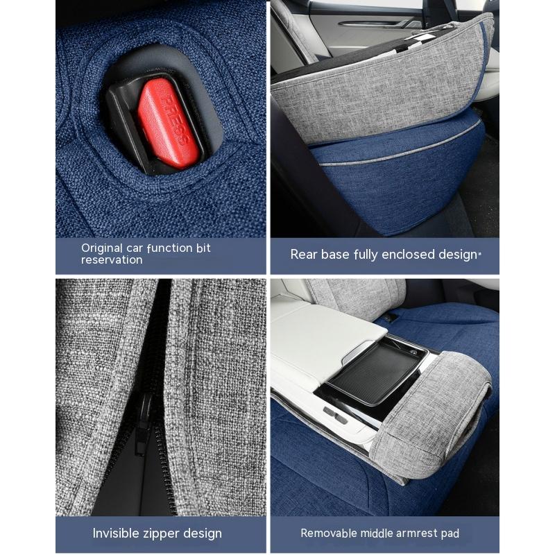 Чехлы на автомобильные сиденья для Zeekr 001, не подходят для использования в других моделях, чехлы на сиденья из высококачественного хлопка и льна.