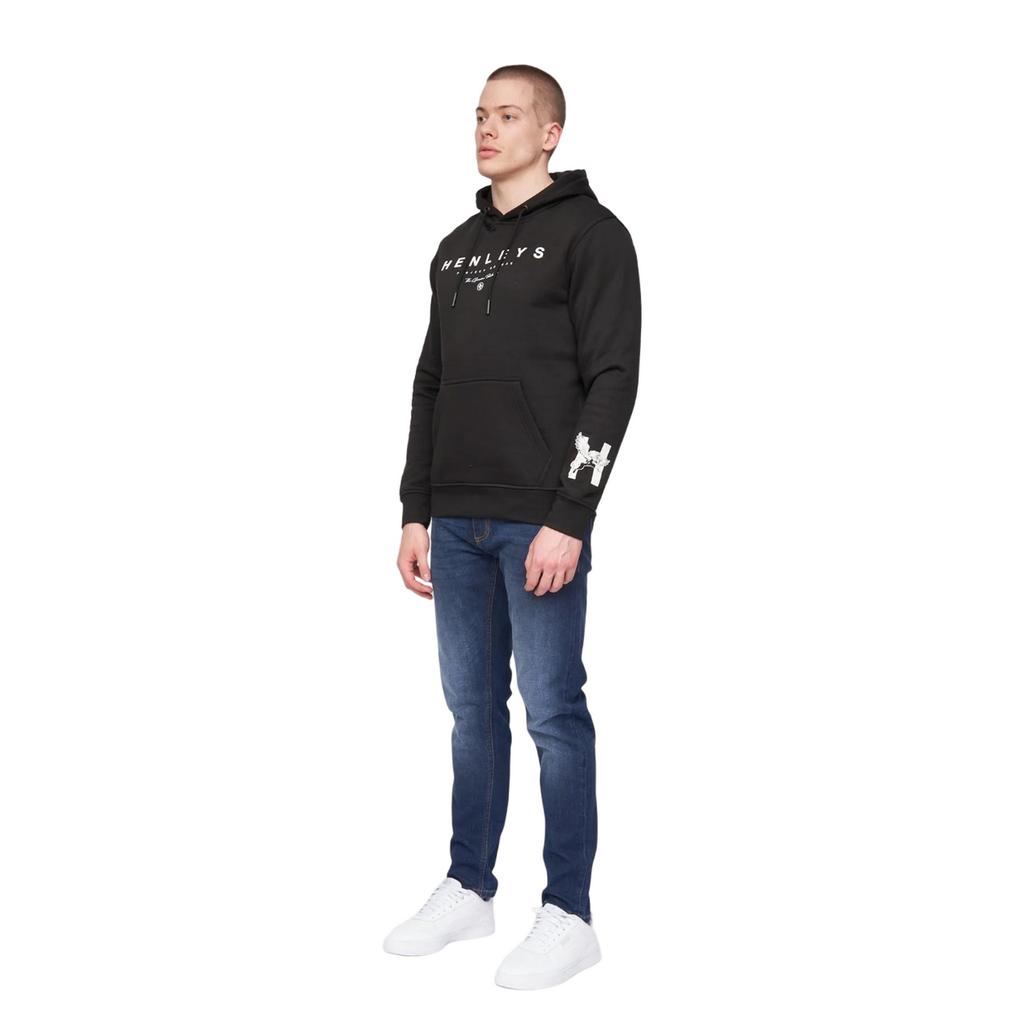Henleys Mens Hentyme Logo Hoodie