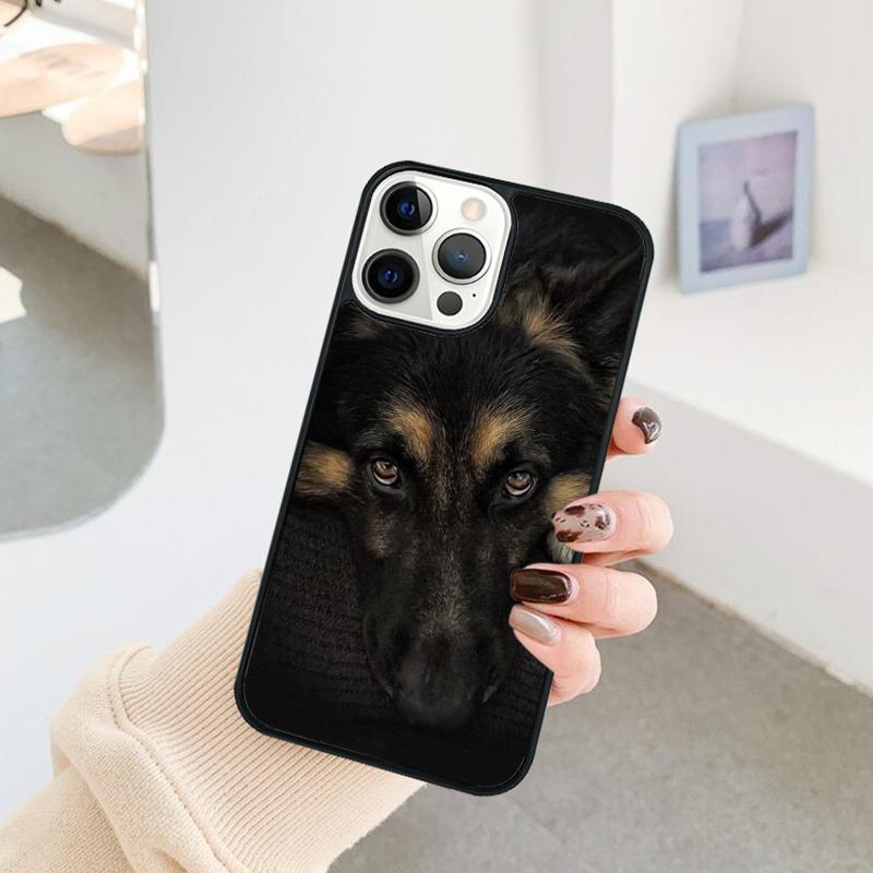 German Shepherd Dog Phone Case For iPhone 17 Air 16 15 14 11 12 13 Pro  MAX Plus coque Cover Shell