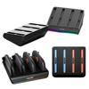 Зарядная станция 4 в 1 с RGB-подсветкой, подставка-зарядное устройство для аксессуаров Nintendo Switch2