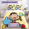 3pcs Mr. Bean pattern bedding set duvet cover set includes duvet cover &pillowcases, perfect all season bedroom decoration & gift
