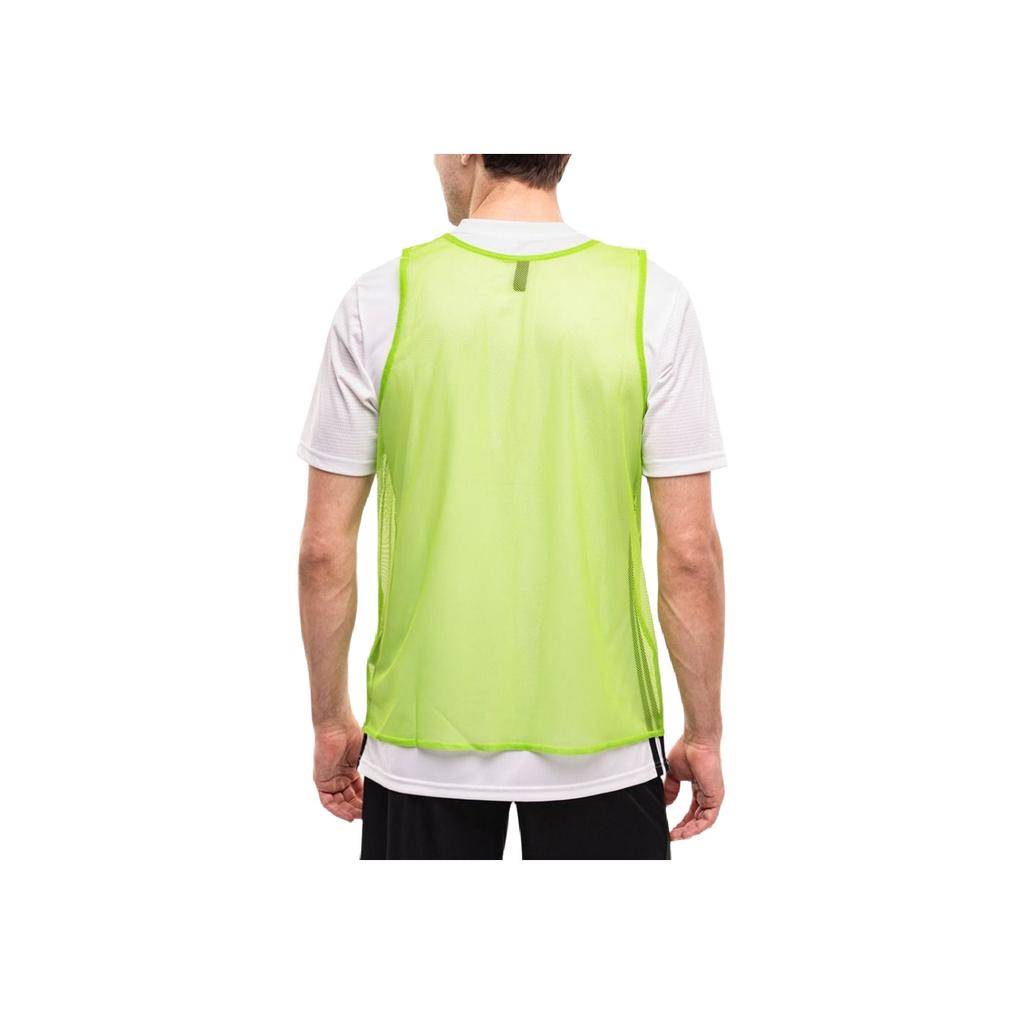 Adidas Однотонный логотип, легкий круглый вырез, тренировочный футбольный матч, дышащий жилет без рукавов, мужские жилеты, зеленый цвет HP0732