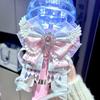 3D Rhinestone Wing Bow Ornament Sparkly Handmade Ribbon Decor for DIY Gift Wrapping Clothing Hair Accessories