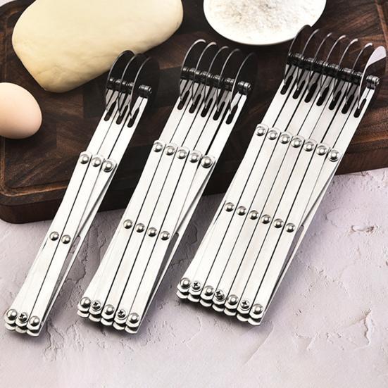 Многоколесный нож для пиццы, регулируемый ролик для теста с 3/5/7 лезвиями для нарезки одинаковых ломтиков, расширяемый нож для пиццы, разделитель для теста для печенья