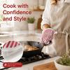 2PCS Mini Kitchen Oven Glove Cotton Filling Baking Glove New Cooking Mitten  Lid Handling