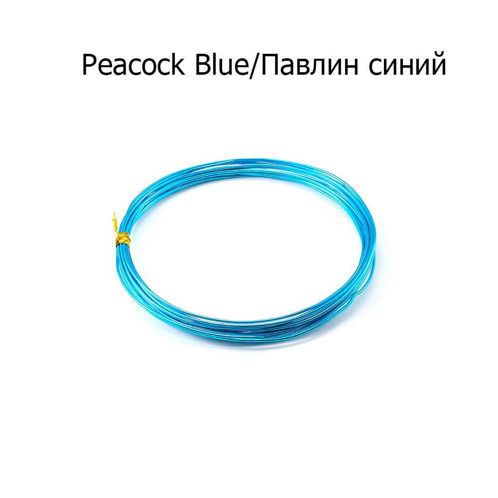 Мягкая анодированная алюминиевая проволока для рукоделия для изготовления ювелирных изделий и флористики - 2-10 метров