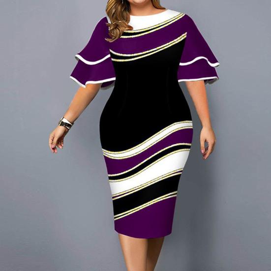 Женские нижние юбки, торжественное платье больших размеров, облегающее платье с рукавами-крылышками и цифровым принтом, большие размеры, с круглым вырезом и разрезом подол, облегающее платье для свадьбы