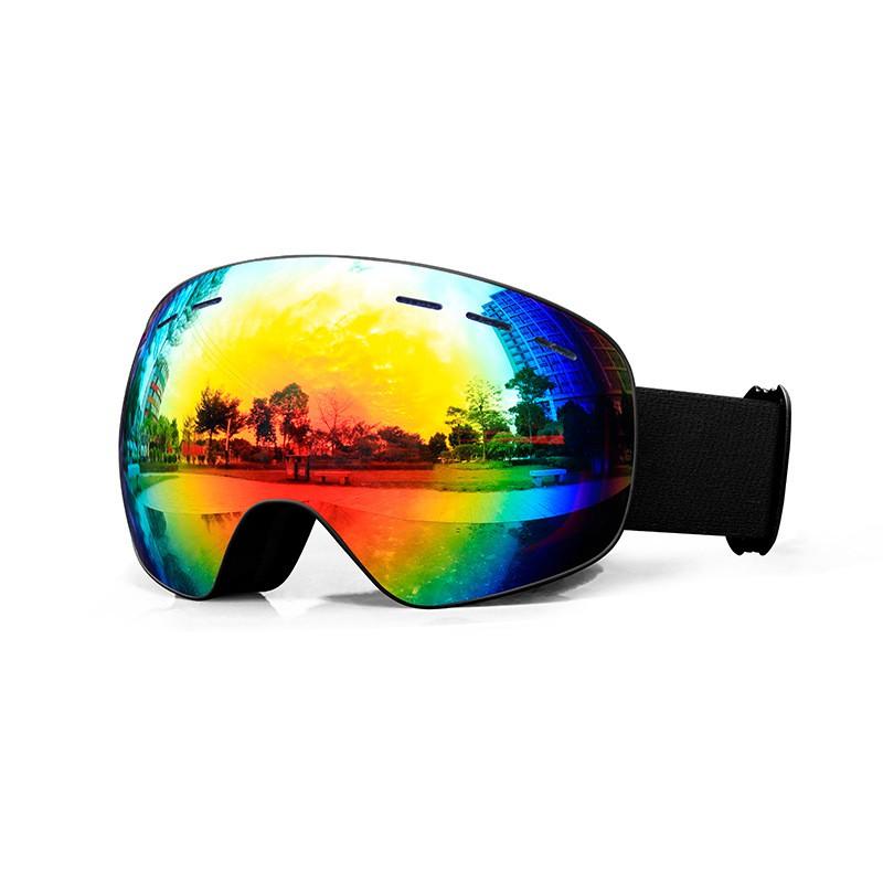 Unisex Frameless Ski Goggles 2026 Double Lens Anti-Fog Windproof Snow Sports Eyewear Adults